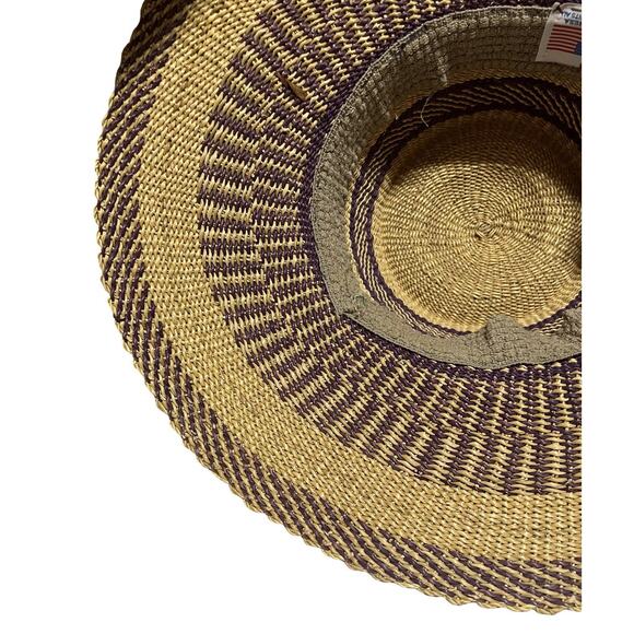 Vintage Bolga hat. Handmade in Africa. main image 4